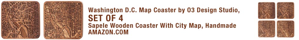 DC Coasters Handmade