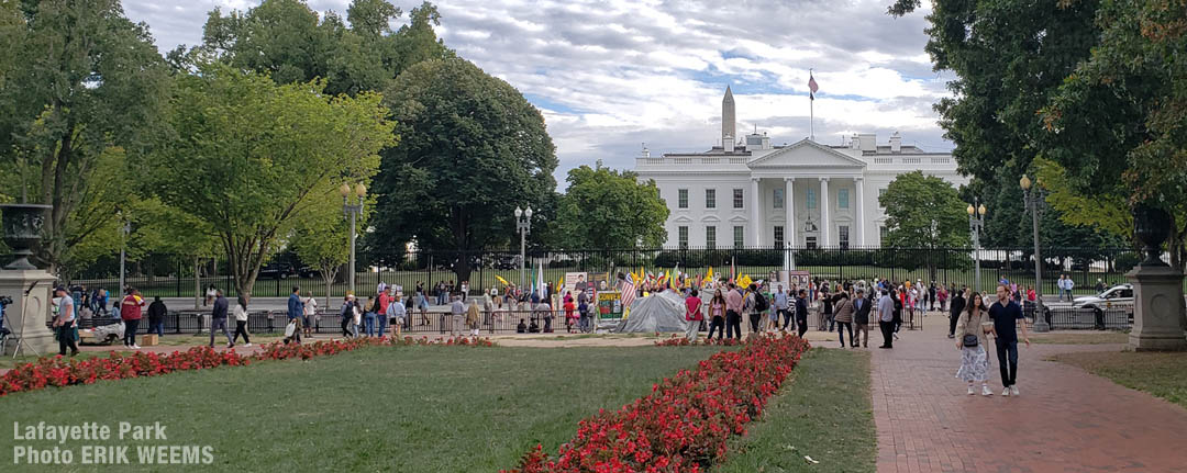Lafayette Park and the White House Lafayette Park and the White House