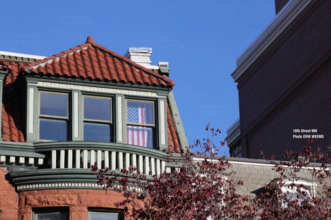 Flag House on 16th Street NW - click image to enlarge Flag House on 16th Street NW - click image to enlarge