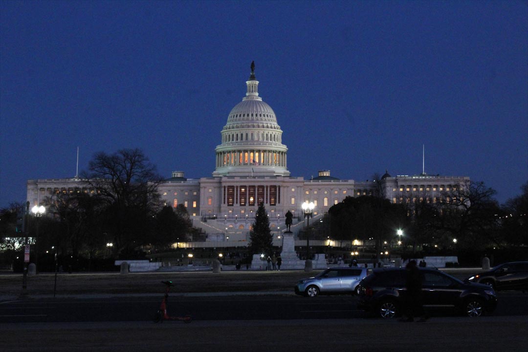 Click to enlarge - Capitol Dome at night Capitol Dome at night