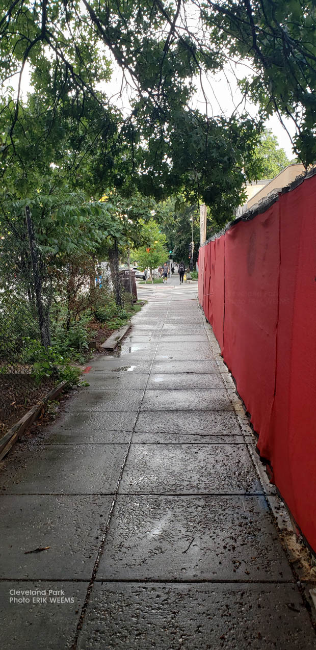 Cleveland Park sidewalk Cleveland Park sidewalk