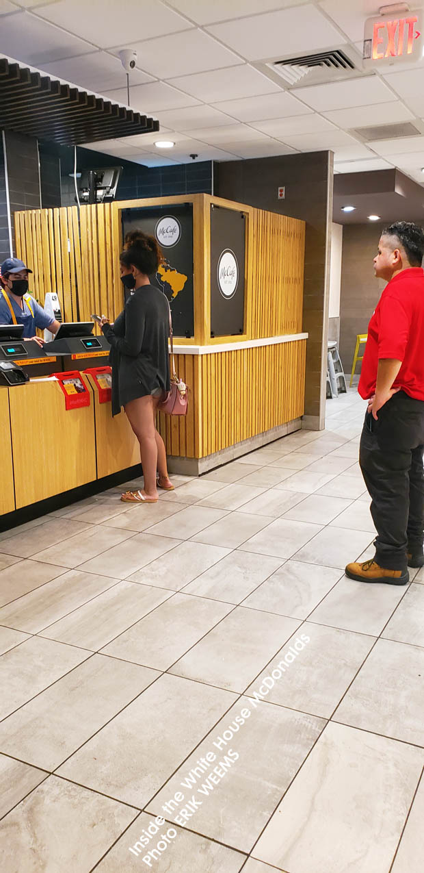 Waiting for McDonalds Order in Washington DC Waiting for McDonalds Order in Washington DC