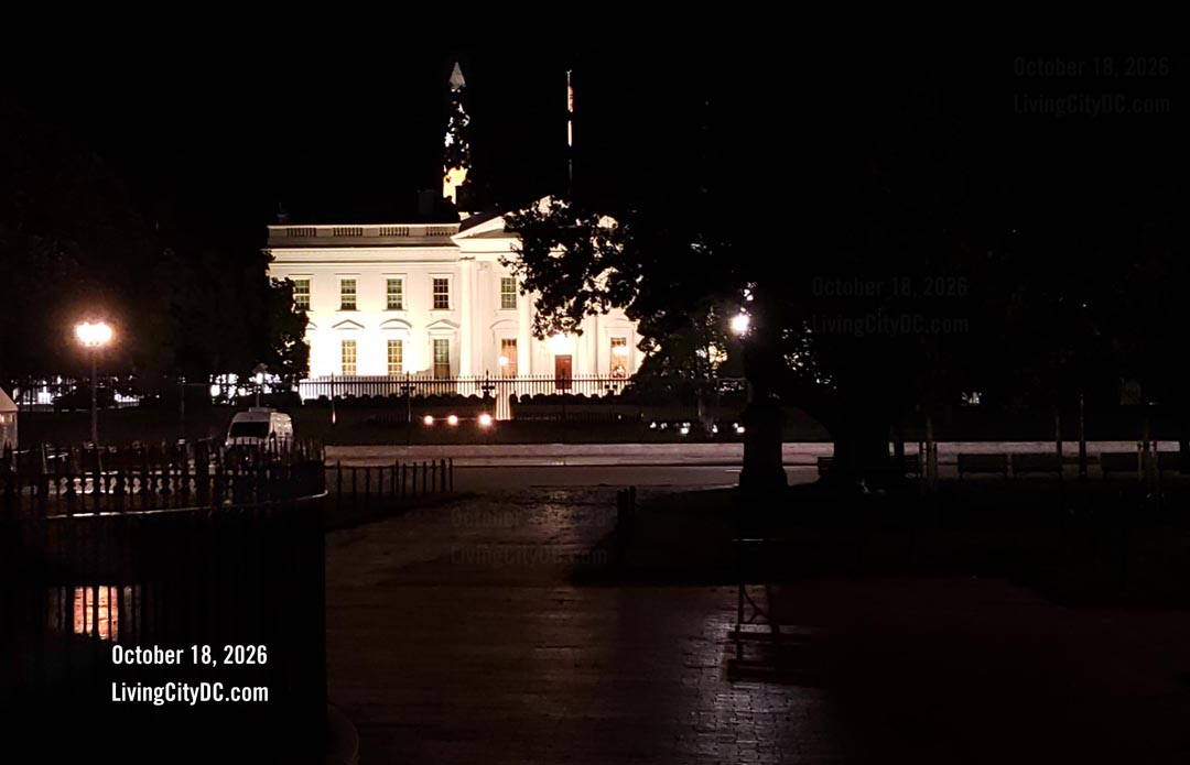 The WHite House at Lafayette Park