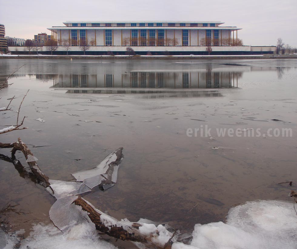 Kennedy Center Ice and Winter Washington DC Photo by Erik Weems Kennedy Center Ice and Winter Washington DC