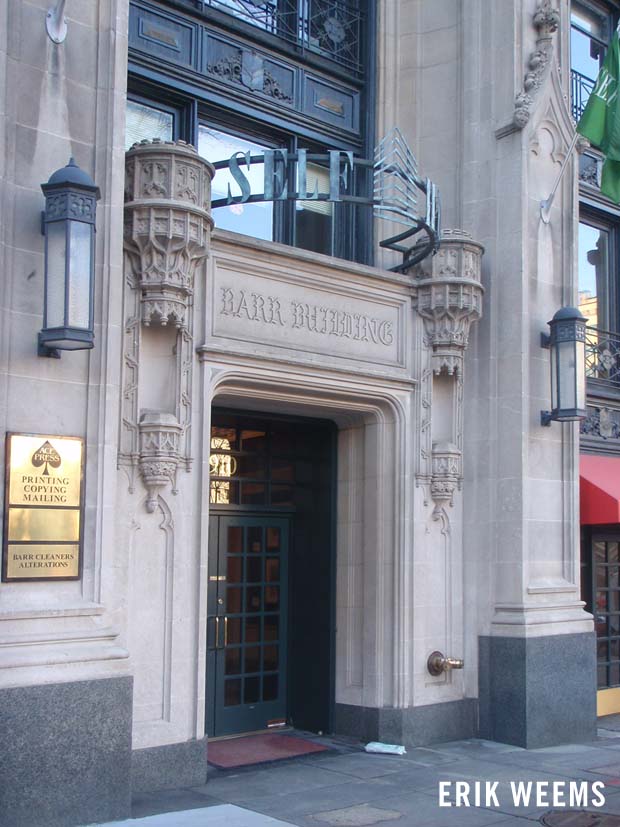 The Barr Building Entrance Washington DC Entrance Doors Barr Building Connecticut Ave