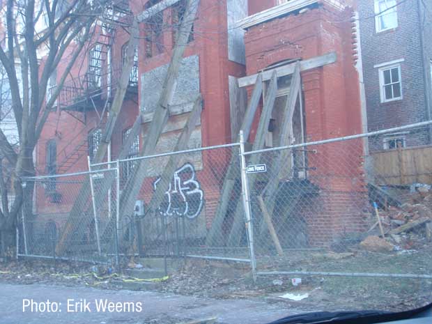 Desolate Property in Washington DC, January 2010 Desolate Property in Washington DC, January 2010
