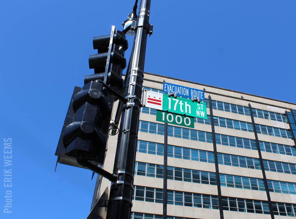 Evacuation Route 17th Street DC