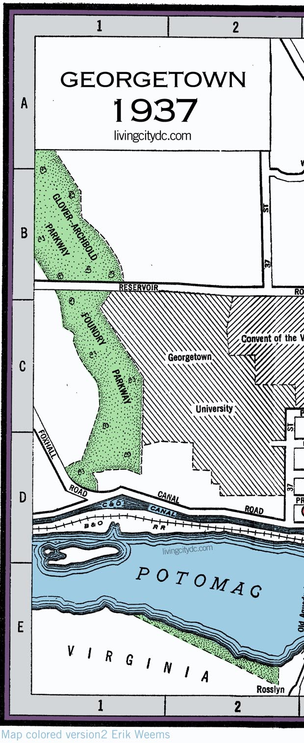 Georgetown 1937 Map Section 1