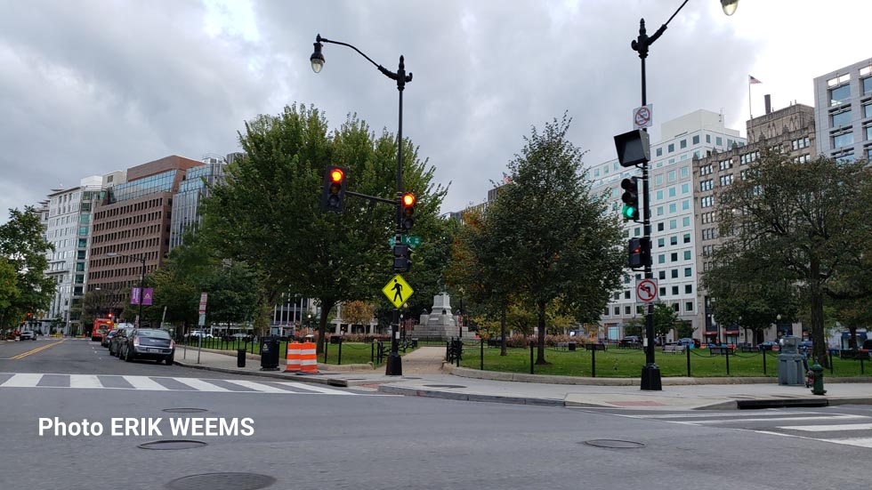 Farragut Park looking North