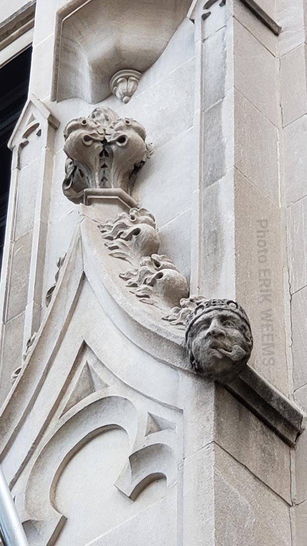 Grotesque gargoyle head style Barr Building