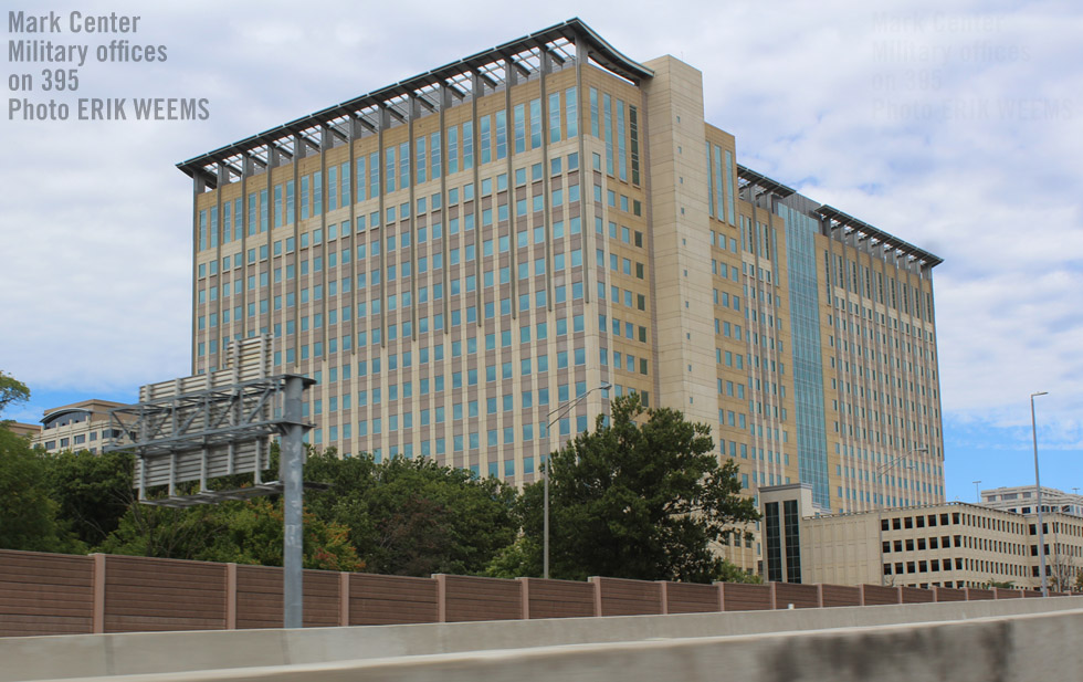 The Mark Center Military Offices near Seminary Road off of 395 in DC