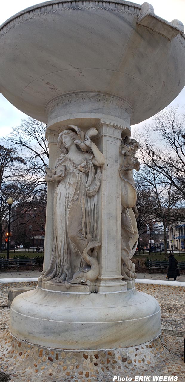 Dupont Circle Female Figure Sculpture
