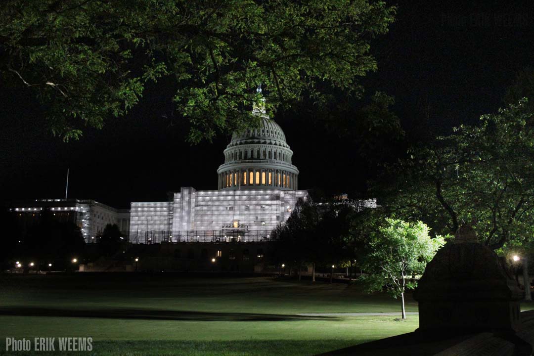 Capitol Dome at night