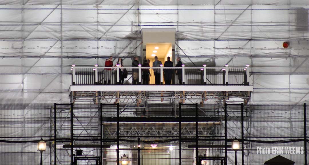 Scaffolding at the Capitol Dome
