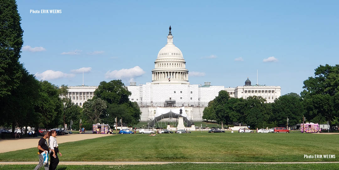 Capitol Dome with scaffolding