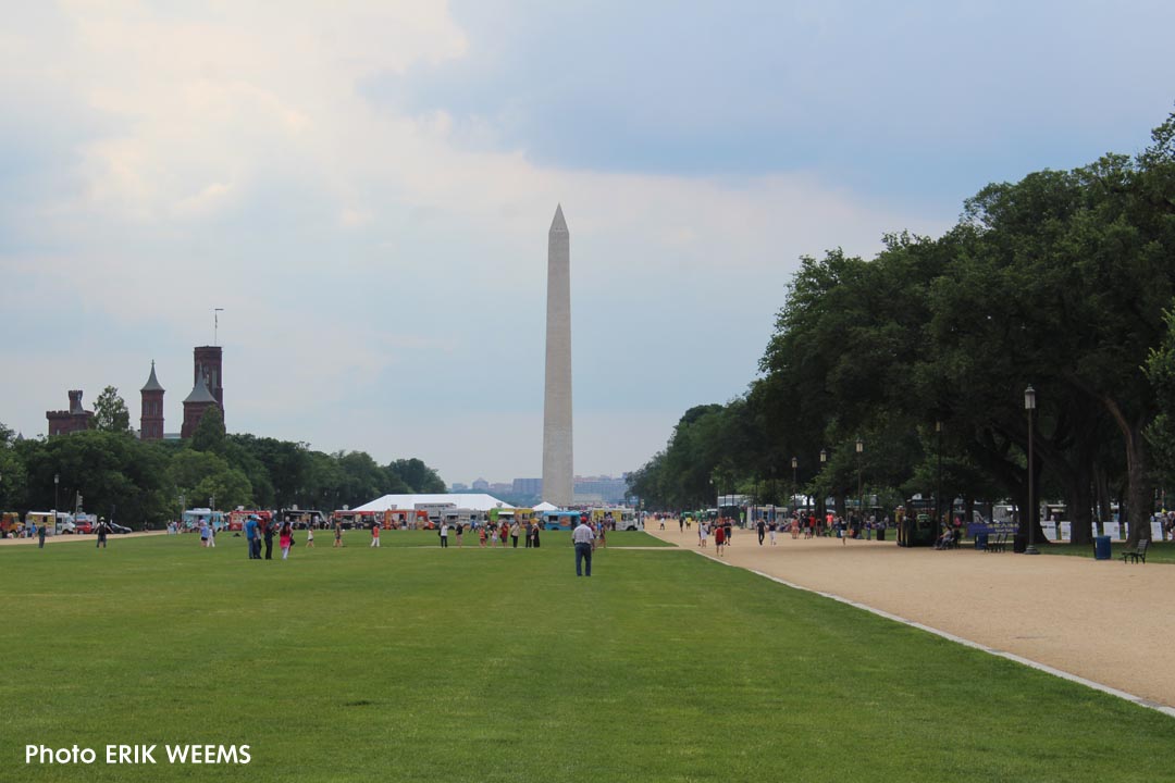 Washington Monument and National Mall Summer Time